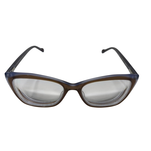 Vtg Scott Harris Europa Eyeglasses SH-858 52-16-140 Brown Lavender Cat Eye Frame main image 7